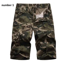 Камуфляжные шорты Для Мужчин's Повседневное Спортивные шорты Для мужчин свободные работа шорты Для мужчин равномерное Шорты Большой Размеры