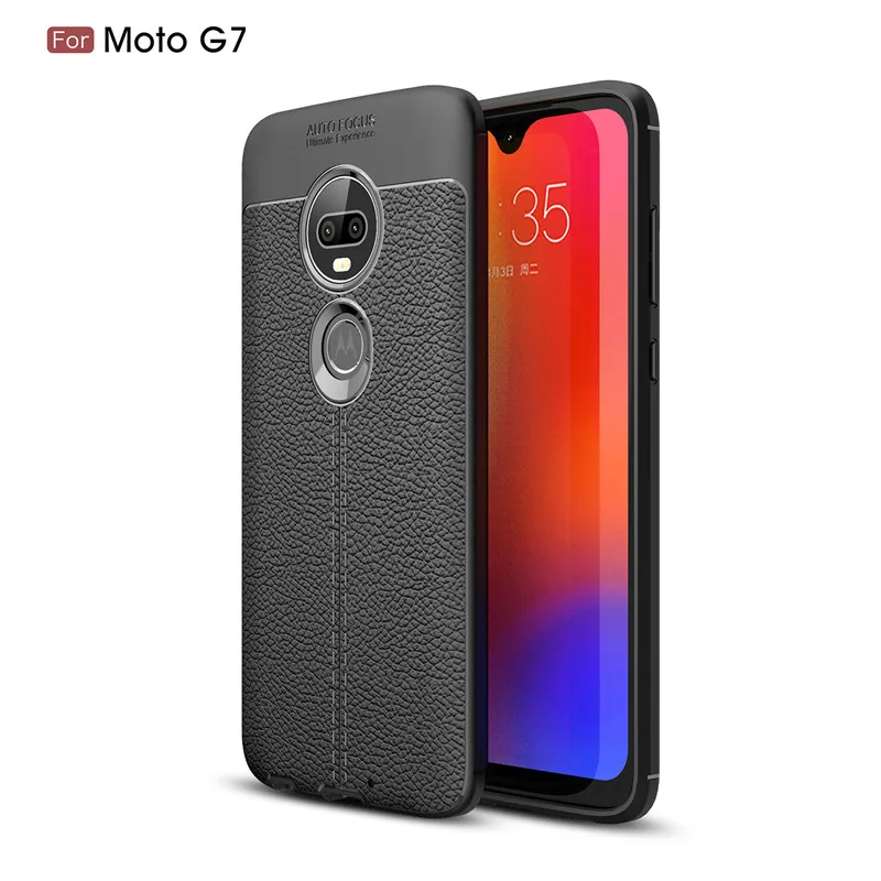Чехол G 7 для Motorola MOTO G7 задняя крышка из ТПУ тонкий мягкий защитный чехол смартфона