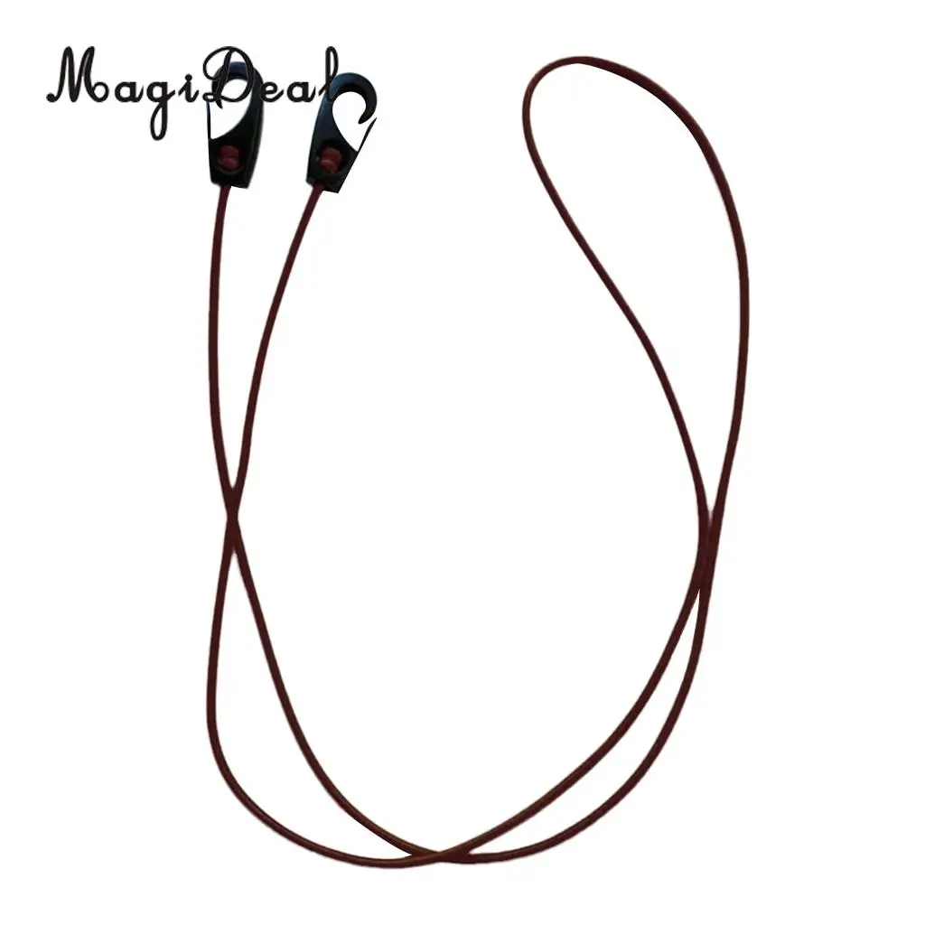 MagiDeal 185mm 5mm Elastic Bungee Cord Shock Rope Lanyard & Hook Snaps Tie Down Fishing Dinghy Kayak Boat RV Caravan