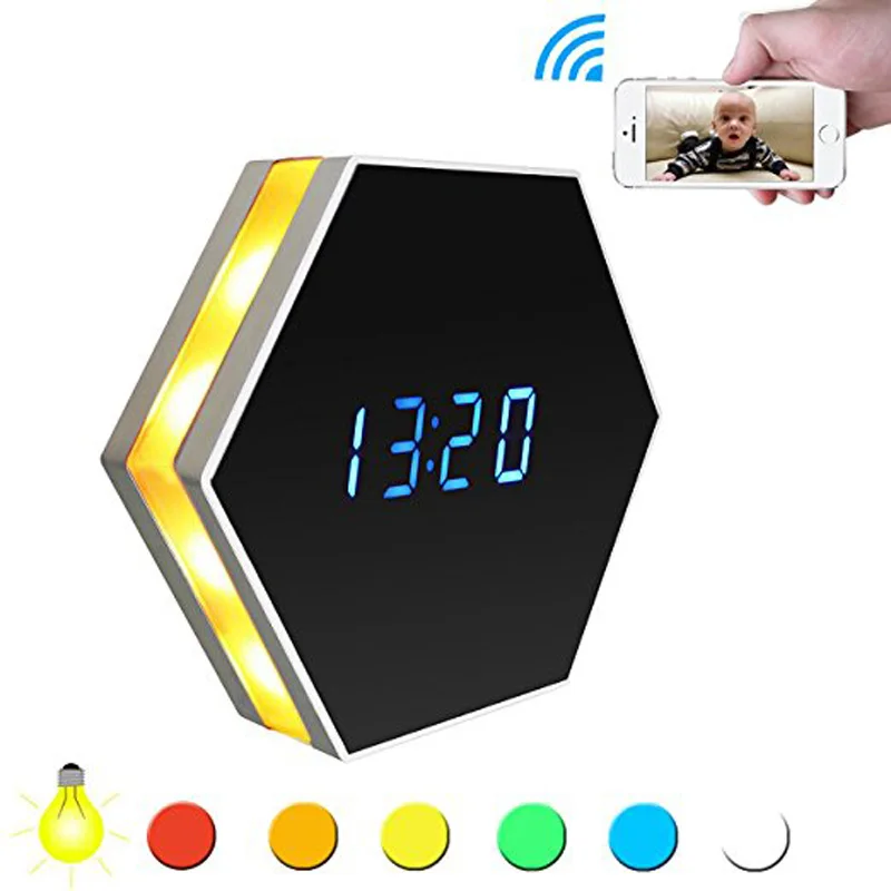 Mini-Camera-Clock-HD-1080P-WiFi-Camcorder-Smart-Mirror-Clock-with-Night-Vision-Two-Way-Audio (4)
