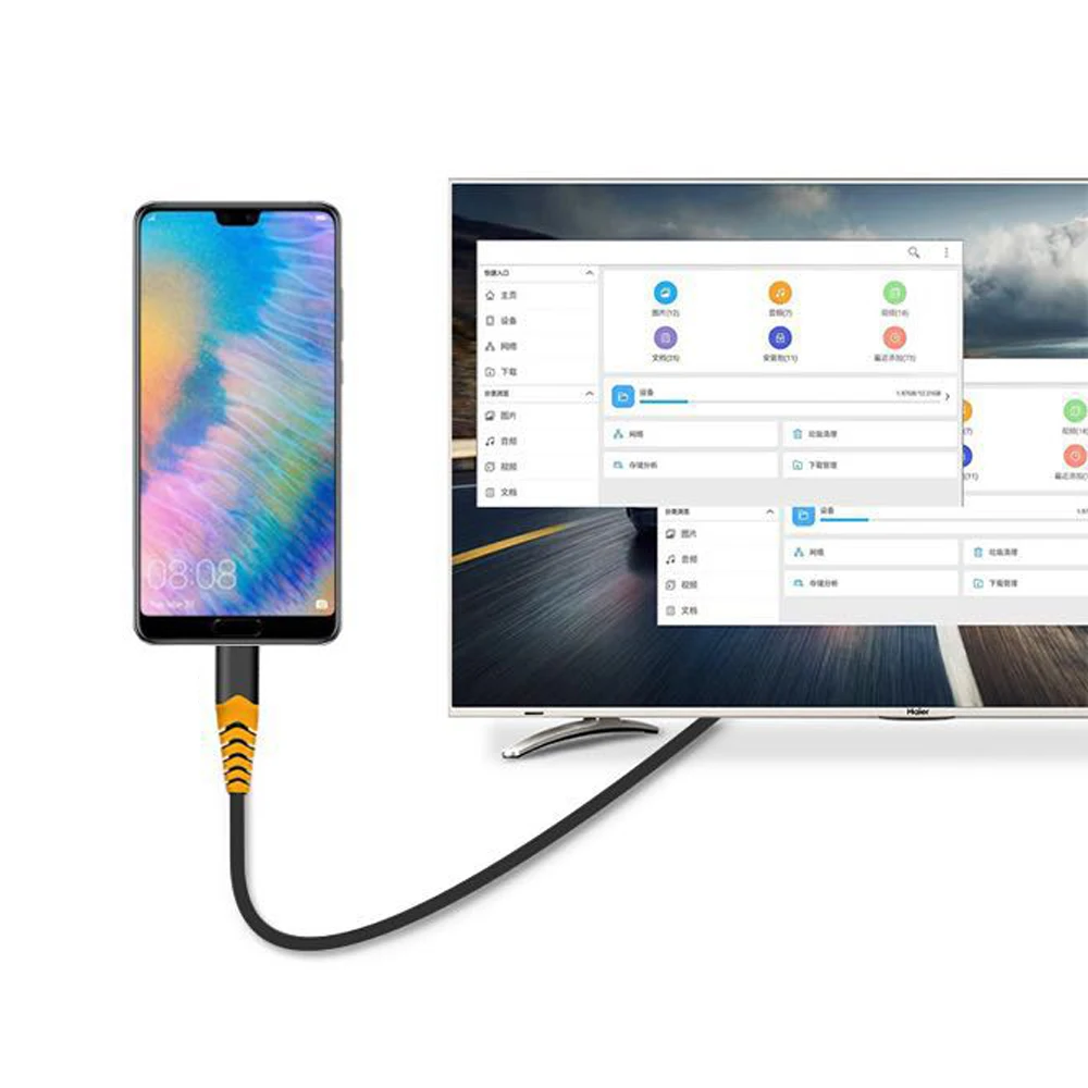 2M 4K 30 HZ/60 HZ HDMI 2 0 кабель папа USB C 3 1 Type к конвертер адаптер для Macbook Samsung S8|Кабели HDMI| |