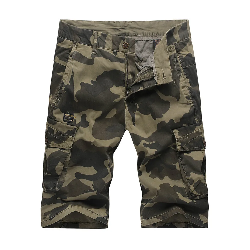 2018 New Mens Camouflage Camo Shorts Men Casual Shorts Male Loose Work Shorts Man Military Short