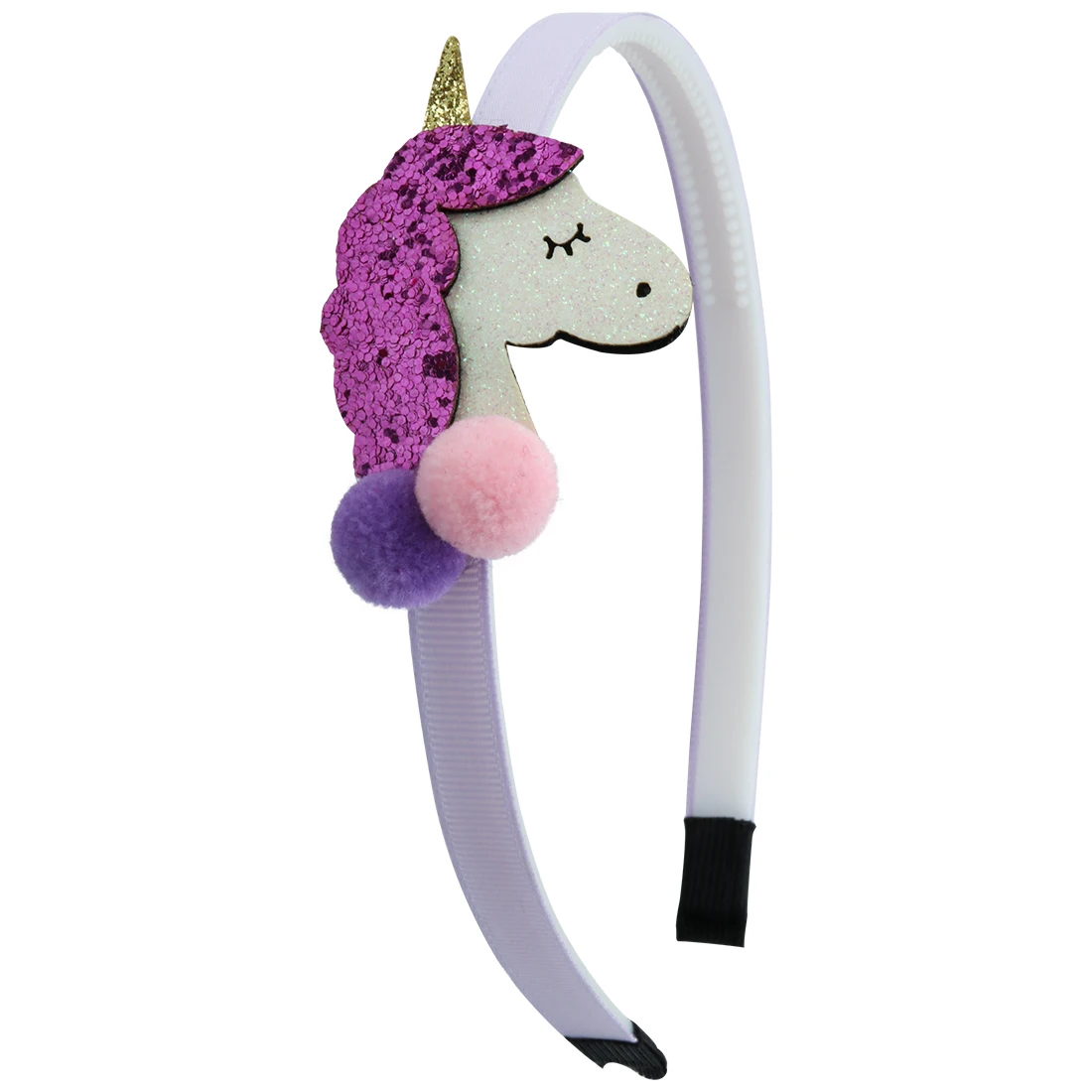 XIMA 1 шт в наборе, блестящая повязка на голову "Единорог" для девочек Пластик ободок для волос; Детские аксессуары для волос «Unicorn Hair «зверополис» для вечерние поставки - Цвет: 9
