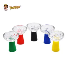 Honeypuff Vortex высокотемпературная чаша для кальяна устойчивая стеклянная чаша для кальяна табачная чаша Chicha Narguile подставка для лотоса