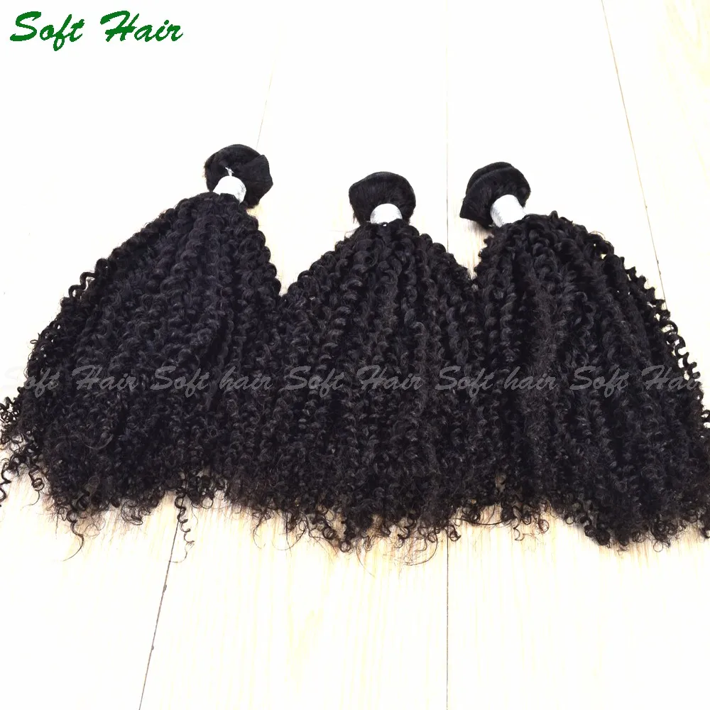 8a grade virgin brazilian kinky curly virgin human hair weave 3 bundles 3