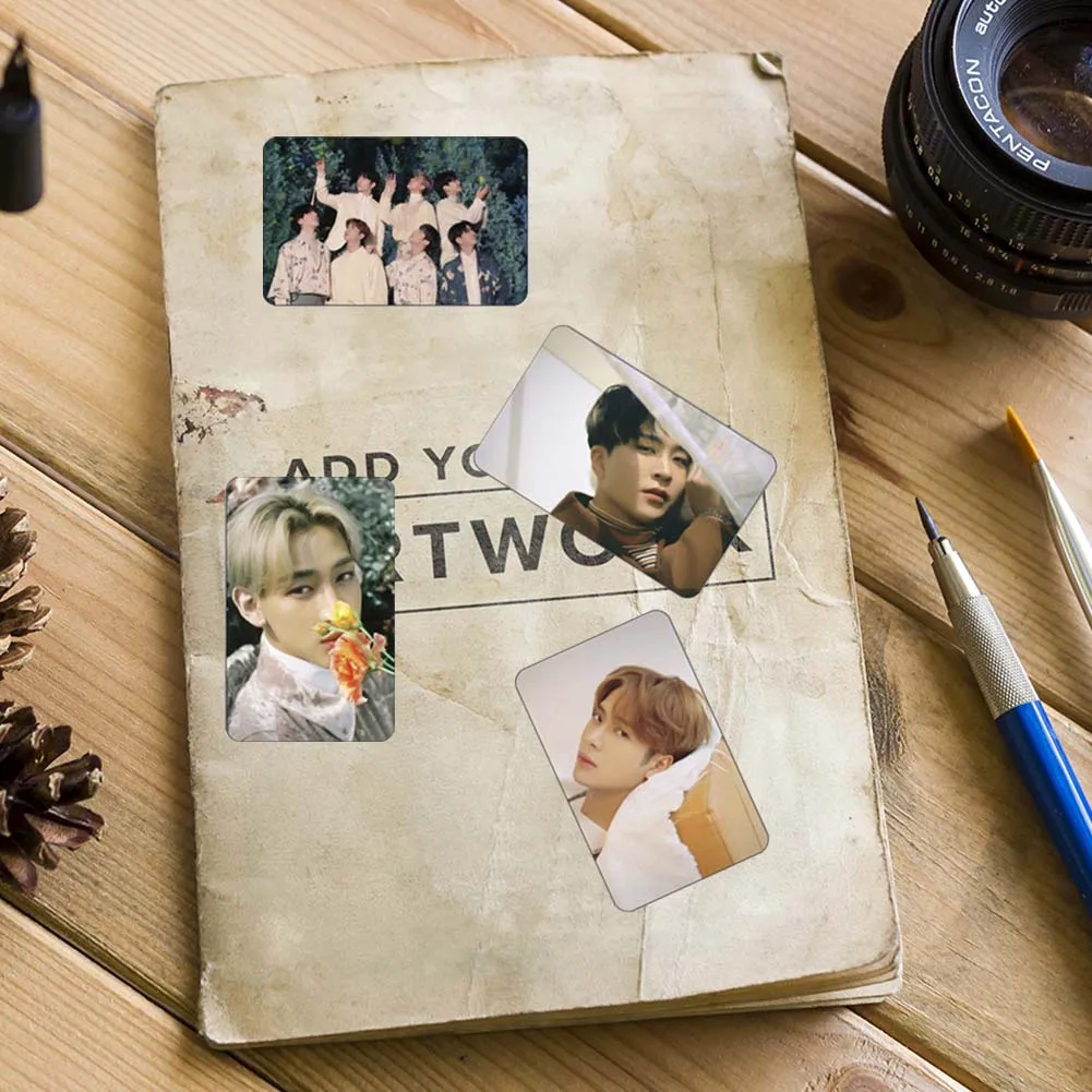 Новинка 2019 10 шт./компл. Kpop GOT7 подарок вам фото карта Stikcy Студенческая кристальная