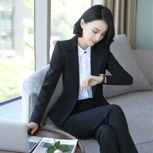 Весна Профессиональный формальный женский полосатый жилет брюки костюмы OL тонкие офисные женские брюки рабочая одежда