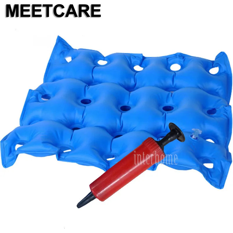 PVC Anti decubitus Air Cushion Wheelchair Bedsores Prevention Porous