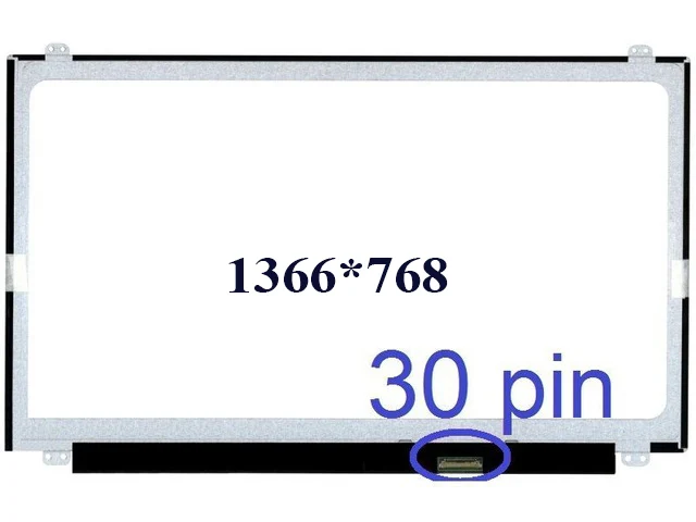 15," 1366*768 edp 30pin ЖК дисплей led экран ноутбука дисплей NT156WHM-N32 N156BGE-LB1 L41 L31 E42 E32 EA2 EB2 NT156WHM-N12