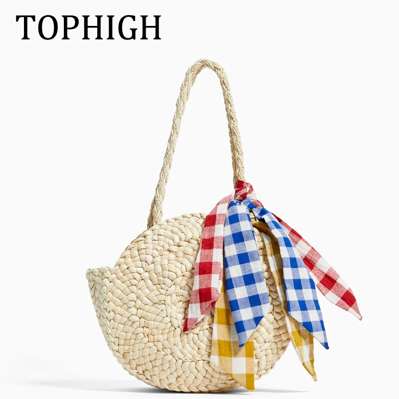 New 2019 Summer Beach Bag Hand Woven Straw Bags Fashion Women Casual Tote Large Capacity ...