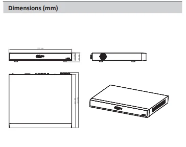  Original Dahua Pro AI Series 8 Channel Penta-brid 4K 1U Digital Video Recorder 2 HDD XVR8208A-4K-I  - 33037988918