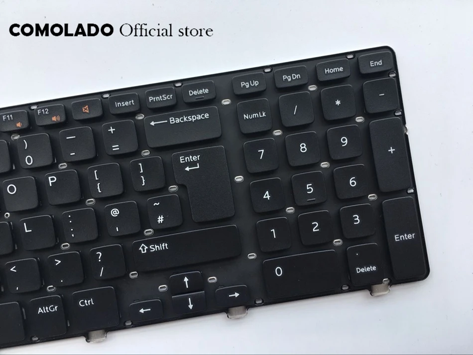 UK keyboard For Dell Inspiron 17 3721 3737 17R 5721 5737 M731R 5735 black without frame keyboard UK Layout (2)