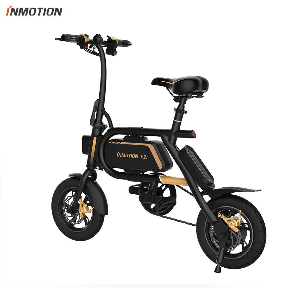 Excellent INMOTION P2F EBIKE Folding Bike Mini Bicycle Electric Scooter Lithium-ion Battery 350W CE RoHS FCC 4