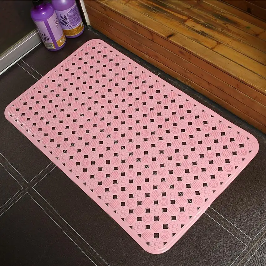 NO Smell TPR Material Anti Skid Shower Room Rug Kitchen Door Mat Bathroom Floor Carpet Skidproof