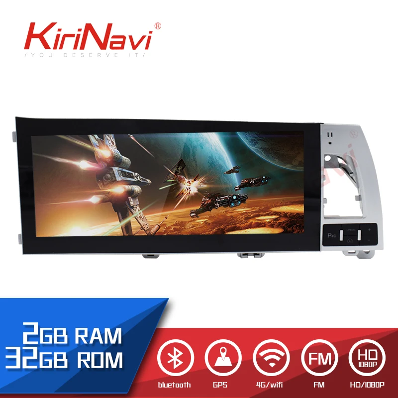 Best KiriNavi Android 7.1 10.25" Touch Display 2GB RAM For Audi Q7 2005-2009 Car MP3 MP4 Radio Audio GPS Navigation Multimedia Play 5