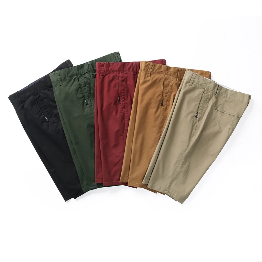 2019 Men's outdoor solid color sexy comfortable beach shorts men swimwear sports tooling beach shorts plus size quick dry 40J17 (8)