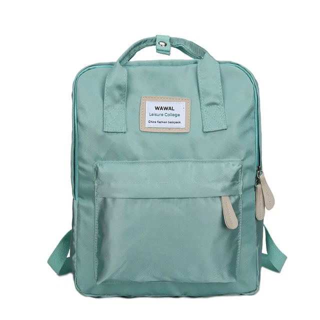 

Women Canvas Backpacks Candy Color Waterproof School Bags for Teenagers Girls Big Laptop Backpack Children Student Backpack