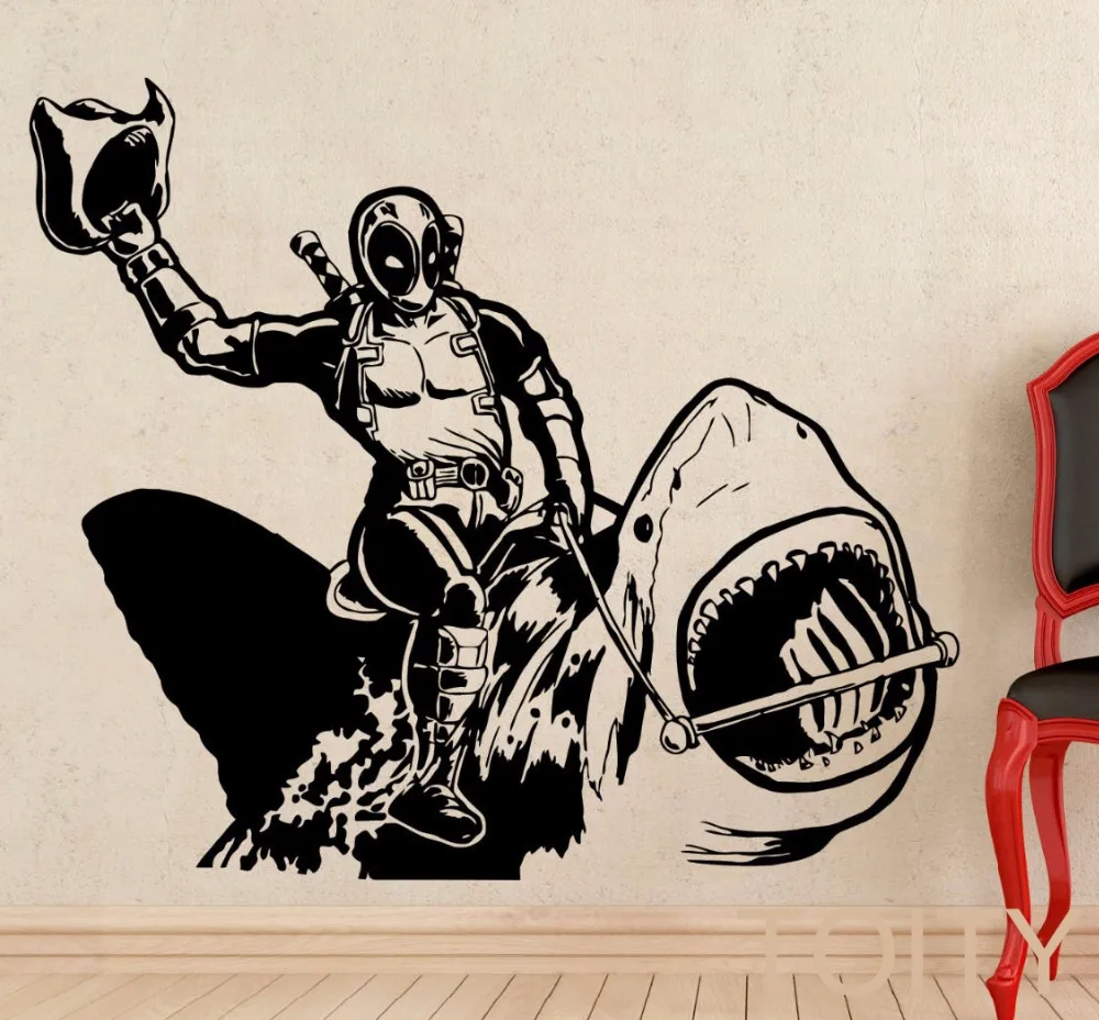 Filme De Super Her Is Deadpool Equita O Tubar O Criativo Decal ~ Decoração Quarto Teen Com Quarto De Super Herois Filme De Super Her Is Deadpool Equita O Tubar O Criativo Decal ~ Decoração Quarto Teen Com Quarto De Super Herois