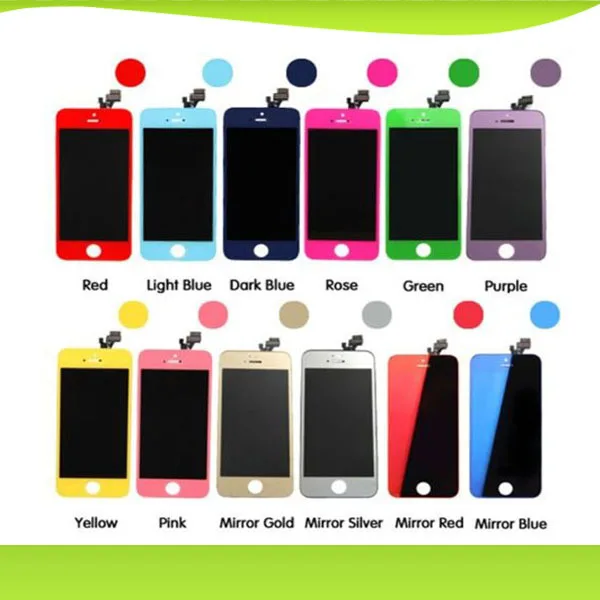 For Apple Iphone 5 5g Color Lcd Conversion Kit With Touch Screen Digitizer Replacement Full Assembly Screen Tee Screenscreen Display Resolution Aliexpress