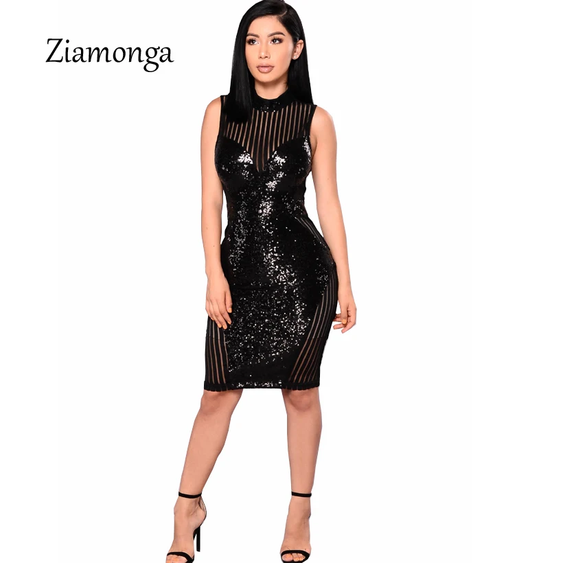Ziamonga, летнее облегающее сексуальное платье-карандаш для женщин, с открытой спиной, с блестками, для офиса, вечерние, тонкий халат, миди платье Элегантная одежда, платья