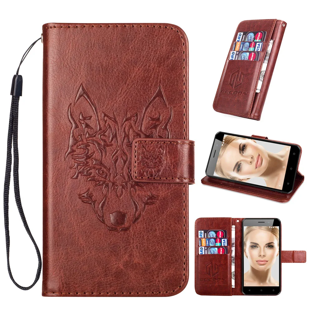 

GUCOON Embossed Skull Wolf Case for INOI 2 Lite Vintage Protective Phone Cases Fashion Cool Cover Bag for INOI 2