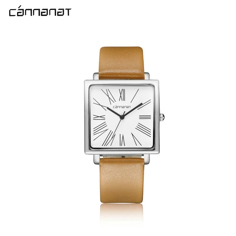 Best  Cannanat Luxury Watch Mens Sport Watch Couple Business Watches Simple High Quality Leather Strap 20