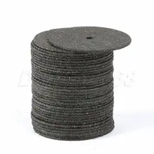 Free shipping Black 36 Discs Dremel Cut Off Wheels 24mm Reinforced with 1 Tube for Dremel Rotary 