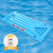 24 подстаканник надувной воздушный матрас пивной понг настольный бассейн поплавок летние спортивные водные Вечерние развлечения ПВХ плавающая кровать ведро льда охладитель