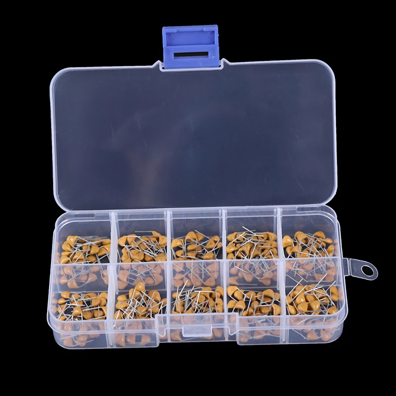 

300Pcs 10Value 50V 10pF To 100nF Multilayer Ceramic Capacitor Assortment Kit Set