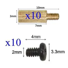 Поддержка камеры 10x стойки(3x7 мм) и винты для крепления на плате CCTV AHD TVI CVI 1080P IP wifi IR камера s