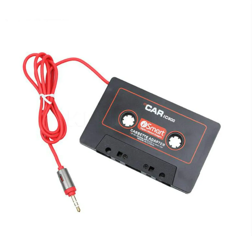 Новейший автомобильный Кассетный адаптер Mp3 плеер конвертер для iPod iPhone MP3 AUX