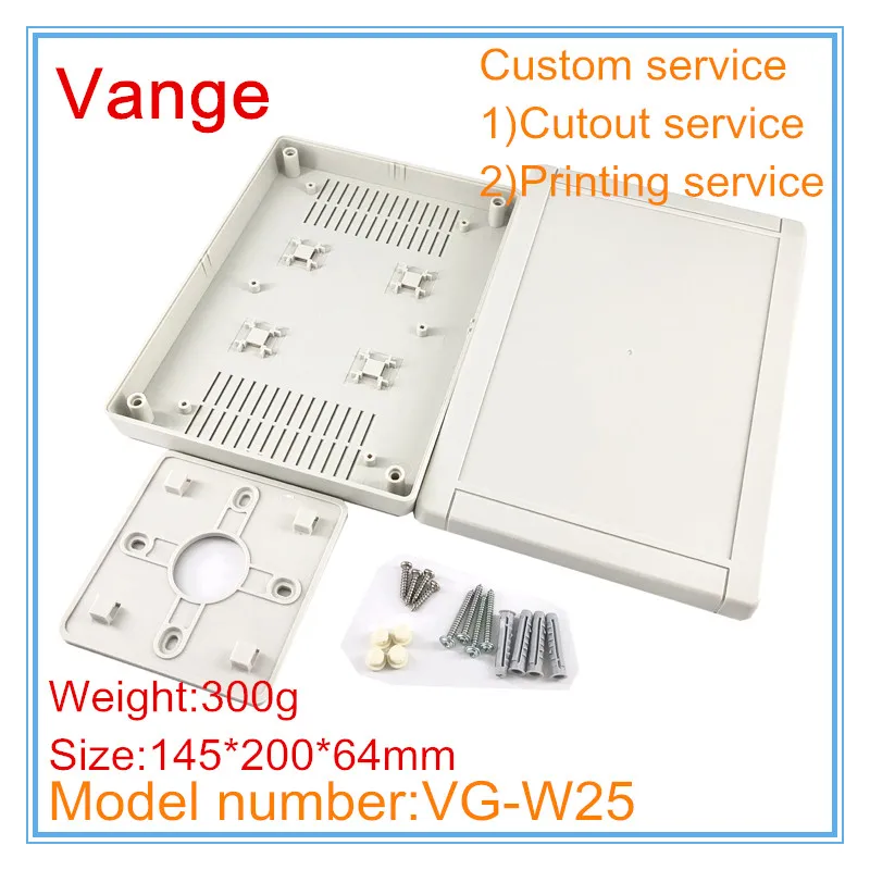 1 шт./лот Экструзионная форма Корпус Корпуса 145*200*64 мм ABS пластиковый корпус Чехол Коробка для Электрическая печатная плата модуль продукта