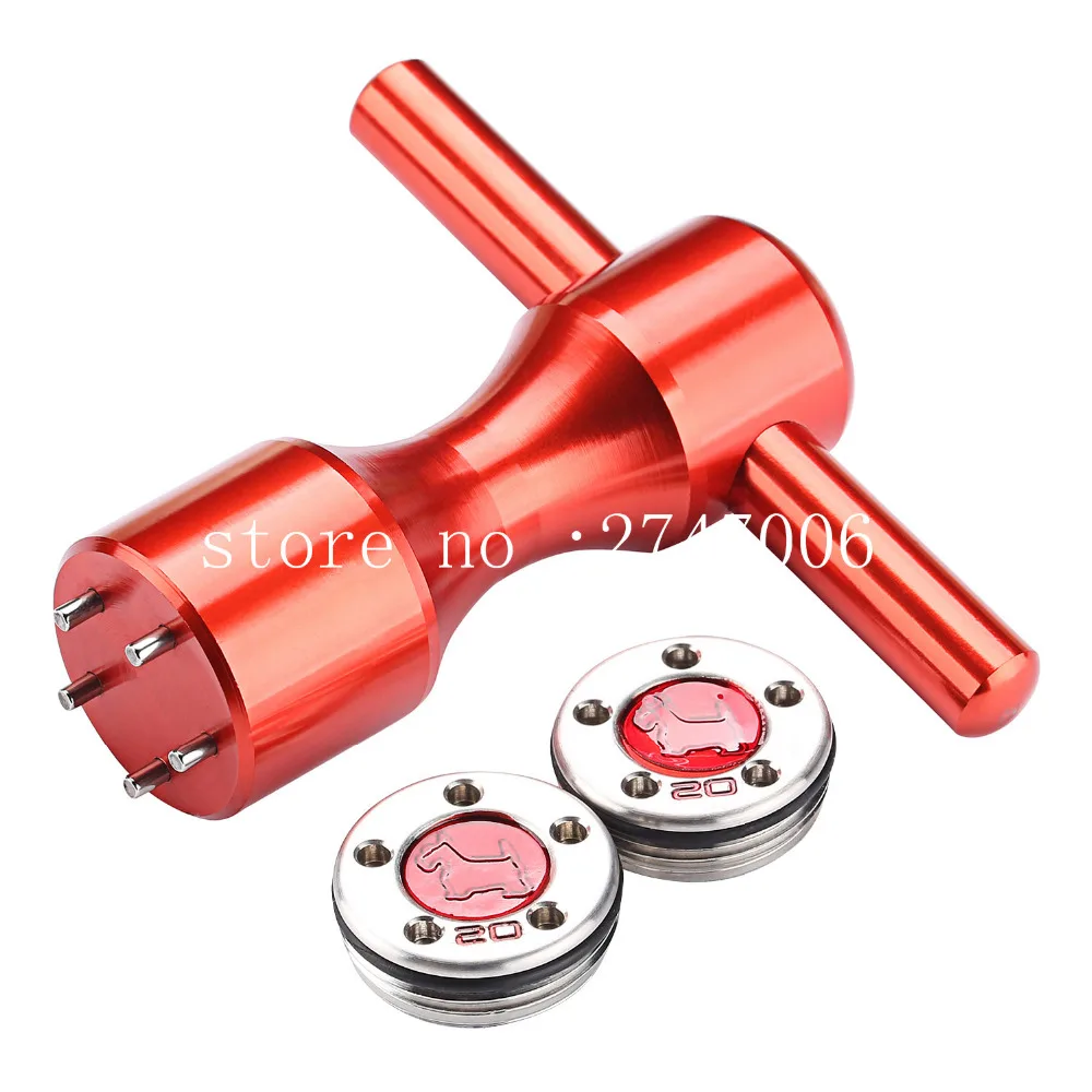 

Free Shipping 2Pcs Golf Putter Weight and Wrech for Titleist Scotty Cameron Putters 5g ,20g Sc Dog Weight