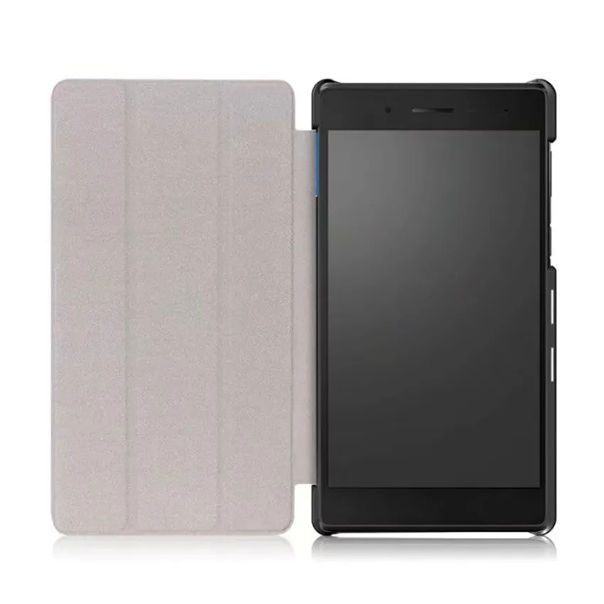 Чехол для 2017 Lenovo Tab7 Essential PU Leather smart Cases for TB 7304F/TB 7304I/tablet fundas|Чехлы планшетов и