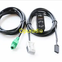 Opuradio gps навигационный кабель USB AUX в разъем жгута адаптер для BMW E39 E46 E38 E53 X5 Z4 E70 автомобильное радио