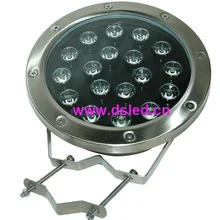 Хорошее качество, высокая мощность IP68, 18 Вт светодиодный прожектор, светодиодный свет бассейн, 24 В DC, DS-10-53-18W, нержавеющая сталь, 2 года гарантии