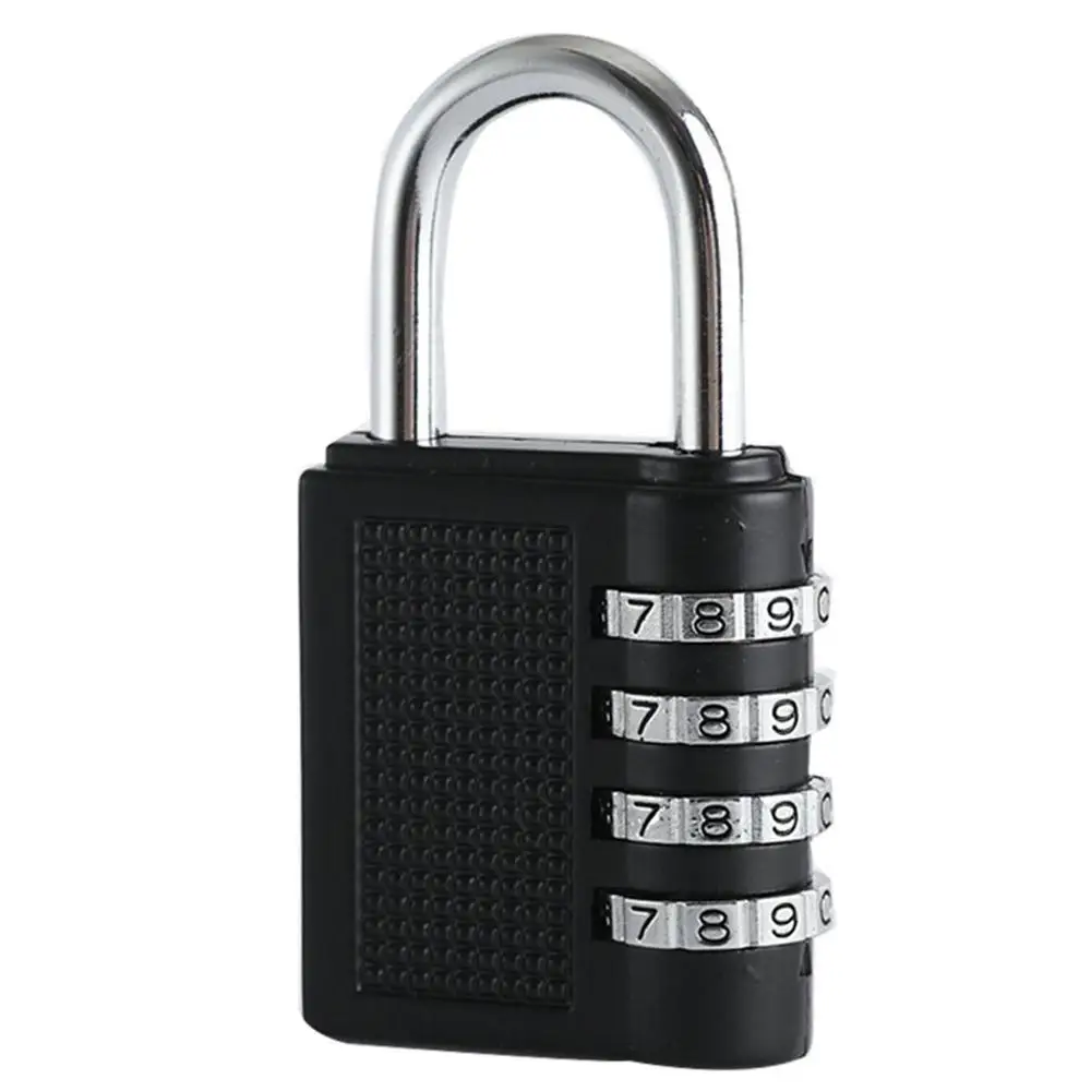 

Combination Lock Home Security Padlock Weather Proof Padlock With 4-Digit Smooth Dial For School, Gym, Outdoor Shed Locker