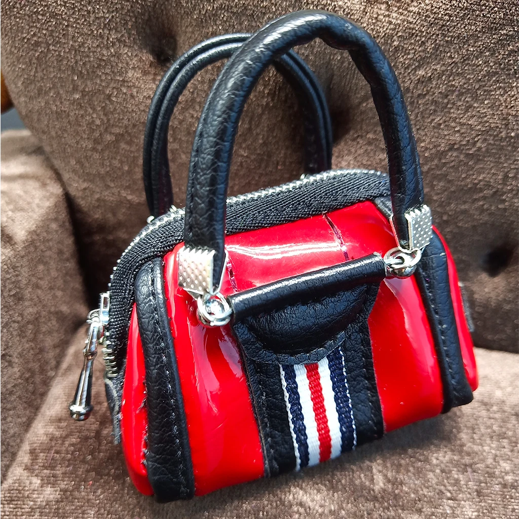 Handmade 1/6 PU Leather Handbag for Blythe 12 Inch Doll Party Outfit Collectibles Gift Dolls accessories