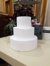 4/6/8/10 inch Party DIY Model Cake Round Foam Mould Plastic Cake Model Round Polystyrene Styrofoam Cake Model Kitchen Accessory 4/6/8/10 inch Party DIY Model Cake Round Foam Mould Plastic Cake Model Round Polystyrene Styrofoam Cake Model Kitchen Accessory