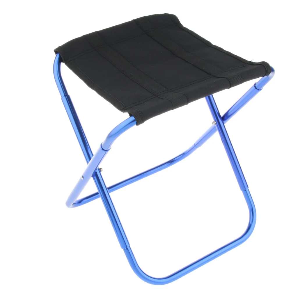 Perfeclan Outdoor Folding Stool Travel Slacker Chair for Camping Hiking BBQ Lightweight Camping Hiking ChairTravel Slacker Chair