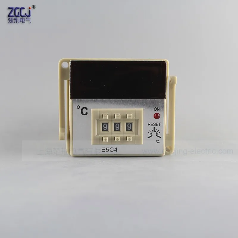 Тип-j CJ-E5C4 терморегулятор регулятор температуры 35 мм Din Тип Цифровой термостат