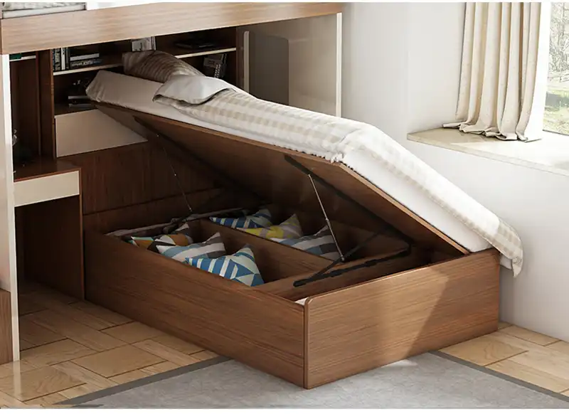 Cbmmart Space Saving Kids Twin Loft Bunk Bed With Desk And Wardrobe Aliexpress