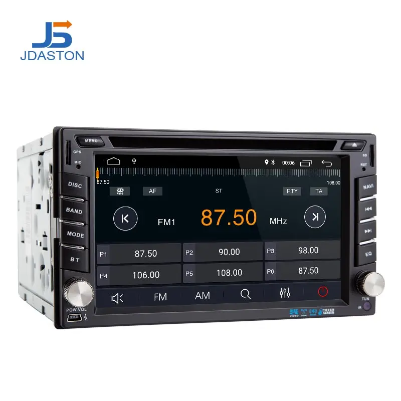 JDASTON Android 8 1 автомобильный мультимедийный плеер для Peugeot 307 Nissan Volkswagen Passat Toyota 2 Din