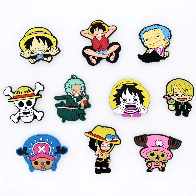 

100pcs/lot Plastic Pvc Shoe Buttons Shoes Flower Cartoon Decoration Crocs Shoe Accessories Gifts