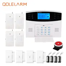 Russian/Spanish voice prompt Intercom SIM GSM Wireless Alarm System APP control Smart Home Burglar Security Alarm System Kit