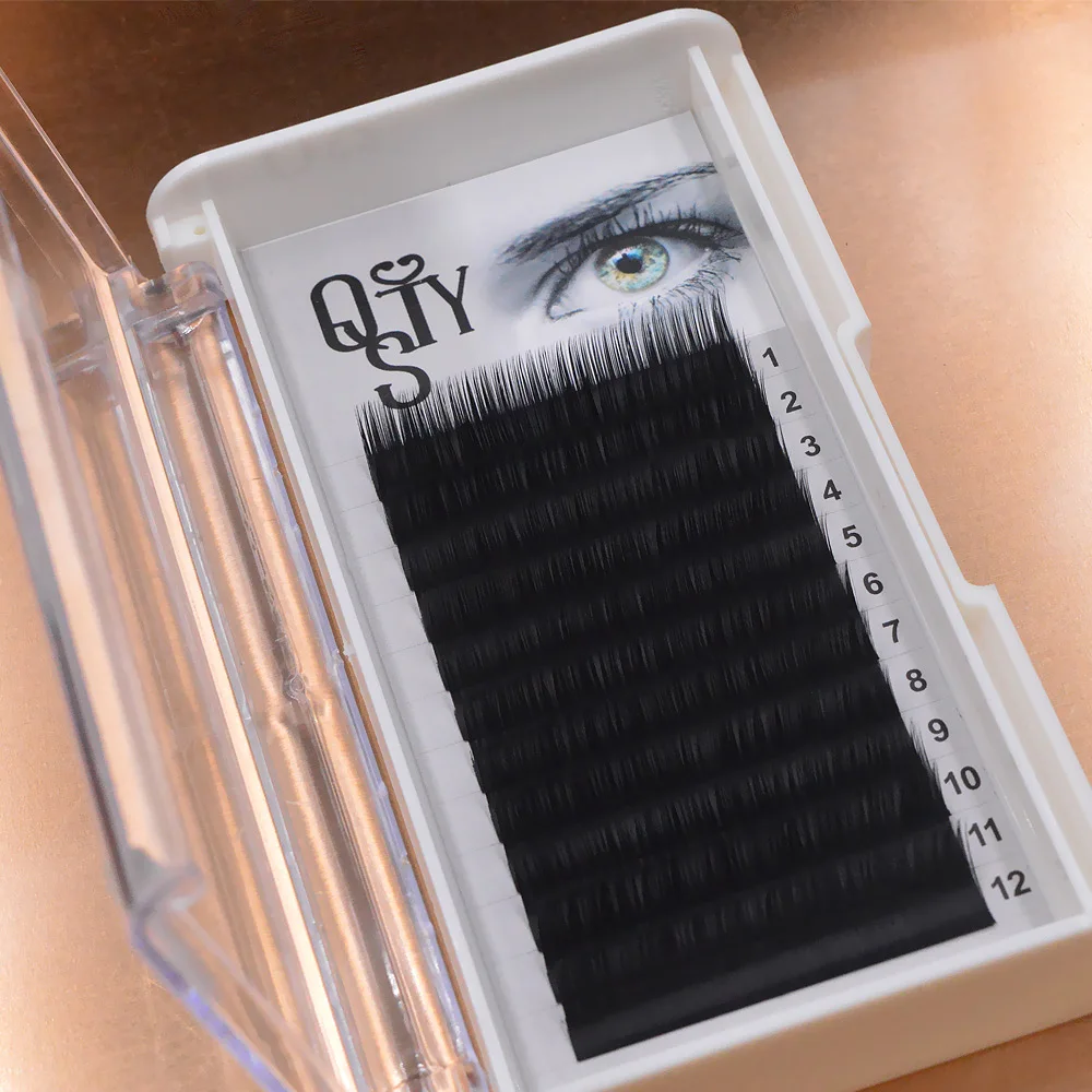 

QSTY eyelash extension mink,individual eyelash extension,natural eyelashes russian volume eyelash extensions HT07