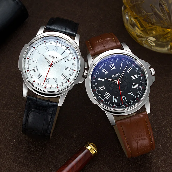 YAZOLE Watch Men Blu ray Fashion Top Brand Luxury Male Clock Business Quartz Clock Unique Dial 5