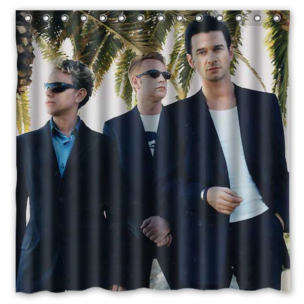 

Free Shipping!Depeche Mode Band Printed Waterproof Polyester Shower Curtain&Bath Curtain(Size 180X180CM)