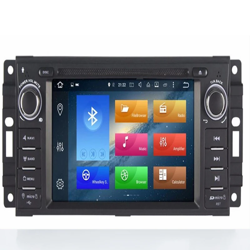Discount 8 Core px5 Android 9.0 Car DVD Radio GPS Stereo For Jeep Liberty Wrangler Compass Commander Grand Cherokee Dodge Caliber Journey 1