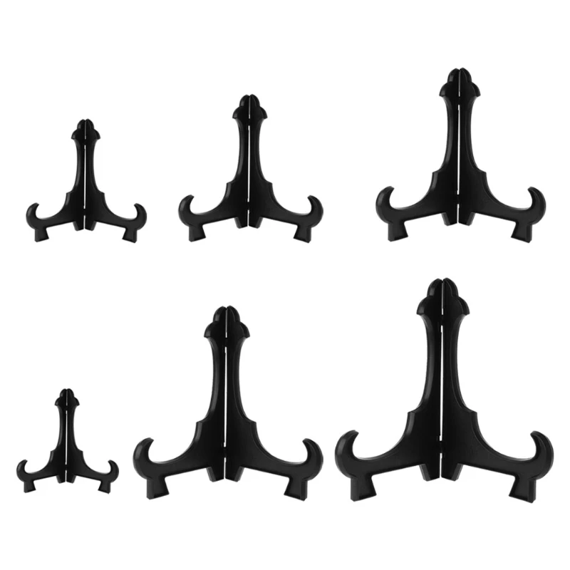 

Plastic adjustable hinges Easels Display Plate Holder Picture Frame Photo Pedestal Book Stander